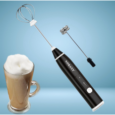 Вспениватель молока Sokany SK-1772 Hand Mixer USB 1200mAh Black взбивалка для молока
