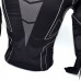 Термокофта з комірцем (лонгслів) X TECH Maglia Race 3 Munica Lunga  lupetto Nero S/M Чорна