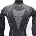 Термокофта з комірцем (лонгслів) X TECH Maglia Race 3 Munica Lunga  lupetto Nero S/M Чорна