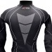 Термокофта з комірцем (лонгслів) X TECH Maglia Race 3 Munica Lunga  lupetto Nero L/XL Чорна