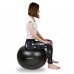 Мяч для фитнеса (фитбол) PowerPlay 4001 Ø65 cm Gymball Черный + насос