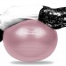 Мяч для фитнеса (фитбол) PowerPlay 4001 Ø65 cm Gymball Лиловый + насос