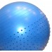 Мяч для фитнеса (фитбол) полумассажный PowerPlay 4003 Ø65 cm Gymball Синий + насос