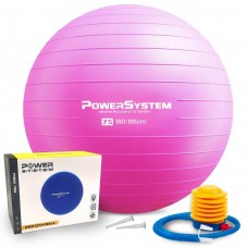 Мяч для фитнеса (фитбол) Power System PS-4013 Ø75 cm PRO Gymball Pink