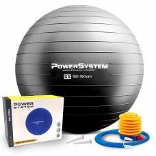 Мяч для фитнеса (фитбол) Power System PS-4011 Ø55 cm PRO Gymball Black