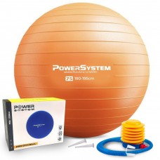 Мяч для фитнеса (фитбол) Power System PS-4013 Ø75 cm PRO Gymball Orange