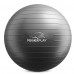 Мяч для фитнеса (фитбол) PowerPlay 4001 Ø65 cm Gymball Черный + насос