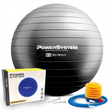 Мяч для фитнеса (фитбол) Power System PS-4012 Ø65 cm PRO Gymball Black