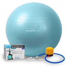 Мяч для фитнеса (фитбол) PowerPlay 4001 Ø65 cm Gymball Мятный + насос