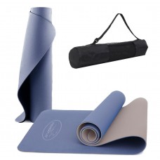 Коврик для йоги и фитнеса PowerPlay 4150 TPE Premium Performance Mat Синий (183x61x0.6)