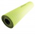 Коврик для йоги и фитнеса U-POWEX TPE Yoga mat Green/Black (183х61х0.6)