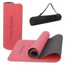 Коврик для йоги и фитнеса Power System PS-4060 TPE Yoga Mat Premium Red (183х61х0.6)