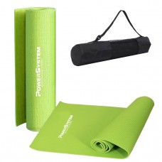Коврик для йоги и фитнеса Power System PS-4014 PVC Fitness-Yoga Mat Green (173x61x0.6)