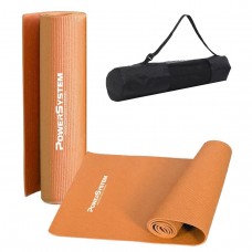 Коврик для йоги и фитнеса Power System PS-4014 PVC Fitness-Yoga Mat Orange (173x61x0.6)