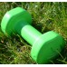 Гантель виниловый PowerPlay 4125 Achilles 3 кг. Зеленая (1шт.)