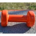 Гантель виниловый PowerPlay 4125 Achilles 1 кг. Оранжевая (1шт.)