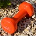 Гантели виниловые PowerPlay 4125 Achilles 2*1 кг. Оранжевые (пара - 2шт.)
