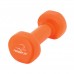Гантели виниловые PowerPlay 4125 Achilles 2*1 кг. Оранжевые (пара - 2шт.)