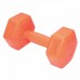 Гантели композитные PowerPlay 4124 Hercules 2*1 кг. Оранжевые (пара - 2шт.)