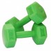 Гантели композитные PowerPlay 4124 Hercules 2*2 кг. Зеленые (пара – 2шт.)