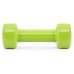 Гантель виниловый PowerPlay 4125 Achilles 3 кг. Зеленая (1шт.)