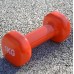 Гантель виниловый PowerPlay 4125 Achilles 1 кг. Оранжевая (1шт.)