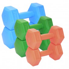 Гантели композитные PowerPlay 4124 Hercules Набор 12 кг. (пара – 3 пары)