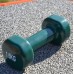 Гантель виниловый PowerPlay 4125 Achilles 1.5 кг. Зеленая (1шт.)