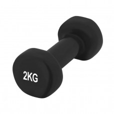 Гантель виниловый PowerPlay 2 кг. PP_4121 Черная (1шт.)