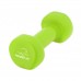 Гантель виниловый PowerPlay 4125 Achilles 3 кг. Зеленая (1шт.)