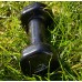 Гантель виниловый PowerPlay 4125 Achilles 2 кг. Черная (1шт.)