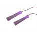 Скакалка PowerPlay 4206 Jump Rope PRO+ Серо-фиолетовая (2,75m.)
