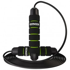 Скакалка скоростная RDX SKIPPING ROPE STEEL COATED CABLE W1 Green