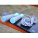 Скакалка PowerPlay 4206 Jump Rope PRO+ Серо-мятная (2,75m.)