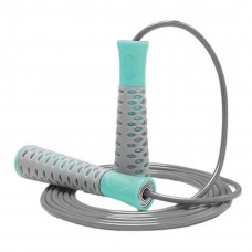 Скакалка PowerPlay 4206 Jump Rope PRO+ Серо-мятная (2,75m.)