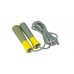 Скакалка PowerPlay 4206 Jump Rope PRO+ Серо-желтая (2,75m.)