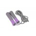 Скакалка PowerPlay 4206 Jump Rope PRO+ Серо-фиолетовая (2,75m.)