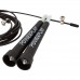 Скакалка скоростная PowerPlay 4202 Ultra Speed ​​Rope Черная (2,9m.)
