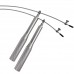 Скакалка скоростная на подшипниках алюминиевая PowerPlay 4207 Elite Jump Rope Серебряная (3m.)