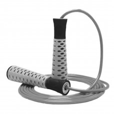Скакалка PowerPlay 4206 Jump Rope PRO+ Серо-черная (2,75m.)
