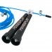 Скакалка скоростная PowerPlay 4202 Ultra Speed ​​Rope Синяя (2,9m.)
