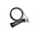 Скакалка скоростная PowerPlay 4202 Ultra Speed ​​Rope Черная (2,9m.)