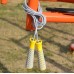 Скакалка PowerPlay 4206 Jump Rope PRO+ Серо-желтая (2,75m.)