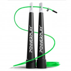 Скакалка скоростная PowerPlay 4202 Ultra Speed ​​Rope Зеленая (2,9m.)