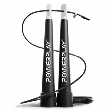 Скакалка скоростная PowerPlay 4202 Ultra Speed ​​Rope Черная (2,9m.)