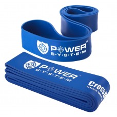Эспандер-петля (резинка для фитнеса и кроссфита) Power System PS-4054 ​​CrossFit Level 4 Blue (сопротивление 22-50 кг)