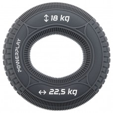 Эспандер кистевой силиконовый PowerPlay PP-4330 Hand Grip Loops Medium 18-22,5-36 кг. Серый