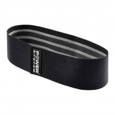 Тканевая резинка для фитнеса и спорта Power System PS-4093 Booty Band LVL 3 Black/Grey (d_94 см. нагрузка 6-12кг.)