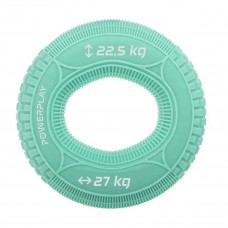 Эспандер кистевой силиконовый PowerPlay PP-4330 Hand Grip Loops Medium 22.5-27 кг. Мятный