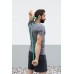 Лента для фитнеса и реабилитации U-POWEX Fitness band 0.5мм. (9.1 кг) Green